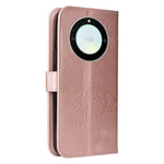 For Honor X40 5G / X9a 5G / Magic5 Lite 5G Wallet Case Floral Butterfly Imprinted Leather Phone Cover Stand