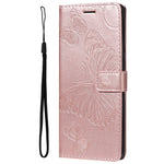 For Honor X40 5G / X9a 5G / Magic5 Lite 5G Wallet Case Floral Butterfly Imprinted Leather Phone Cover Stand