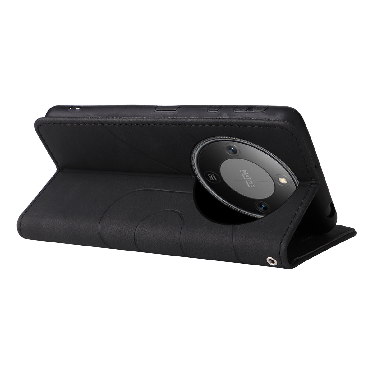 For Honor Magic8 Lite 5G / X9d 5G / X70 5G Leather Phone Case Stand Wallet with Bi-colour Splicing Design