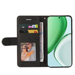 For Honor Magic8 Lite 5G / X9d 5G / X70 5G Leather Phone Case Stand Wallet with Bi-colour Splicing Design