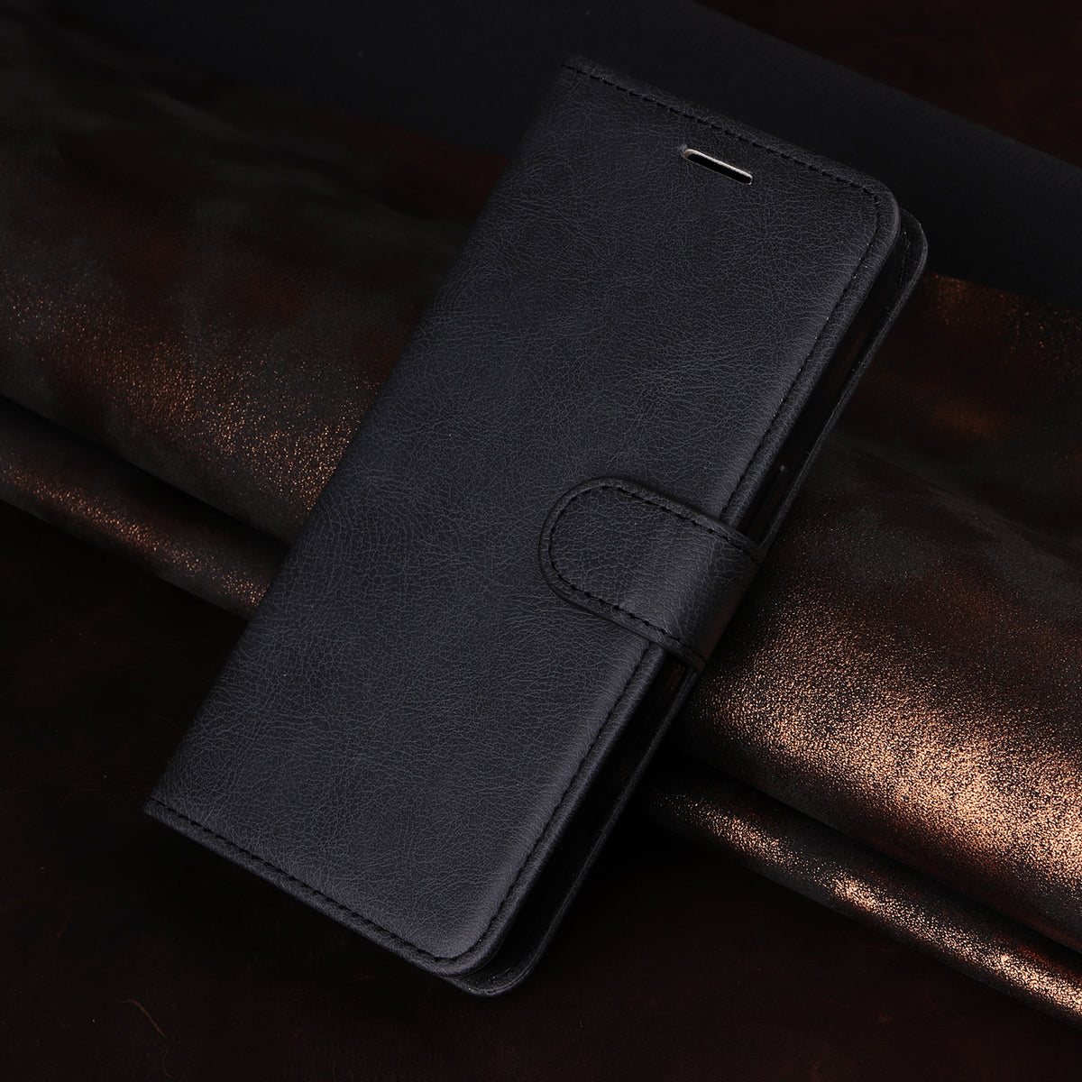 For Honor Magic8 Lite 5G / X9d 5G / X70 5G Leather Wallet Case with Strap Solid Color Phone Stand Cover