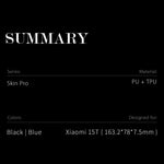 DUX DUCIS För Xiaomi 15T Skal Skin Pro Series Läder Stativ Skal Korthållare