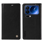 YIKATU For Xiaomi 17 Pro Wallet Case  YK-006 Magnetic Closure Leather Phone Cover Litchi Texture