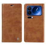 YIKATU For Xiaomi 17 Pro Wallet Case  YK-006 Magnetic Closure Leather Phone Cover Litchi Texture