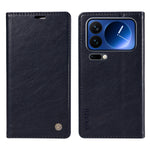 YIKATU For Xiaomi 17 Pro Wallet Case  YK-006 Magnetic Closure Leather Phone Cover Litchi Texture