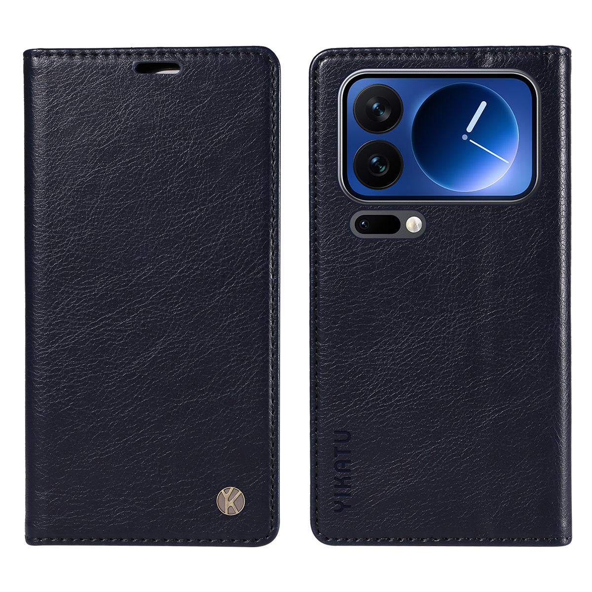 YIKATU For Xiaomi 17 Pro Wallet Case  YK-006 Magnetic Closure Leather Phone Cover Litchi Texture