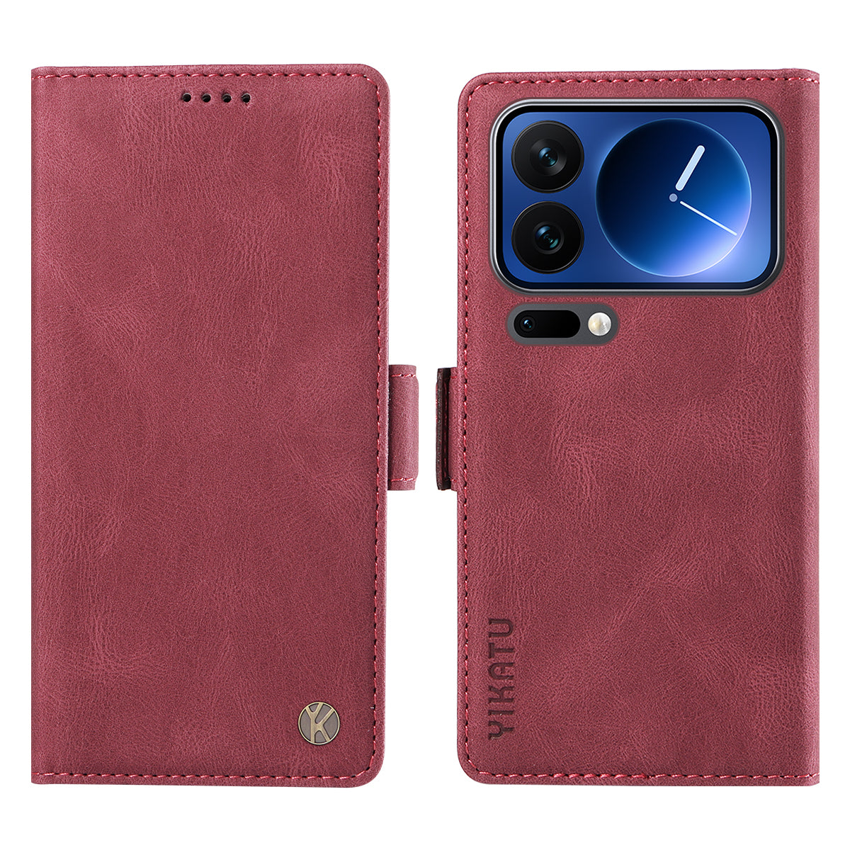 YIKATU For Xiaomi 17 Pro Leather Case  YK-005 Skin-touch Feeling Wallet Phone Cover