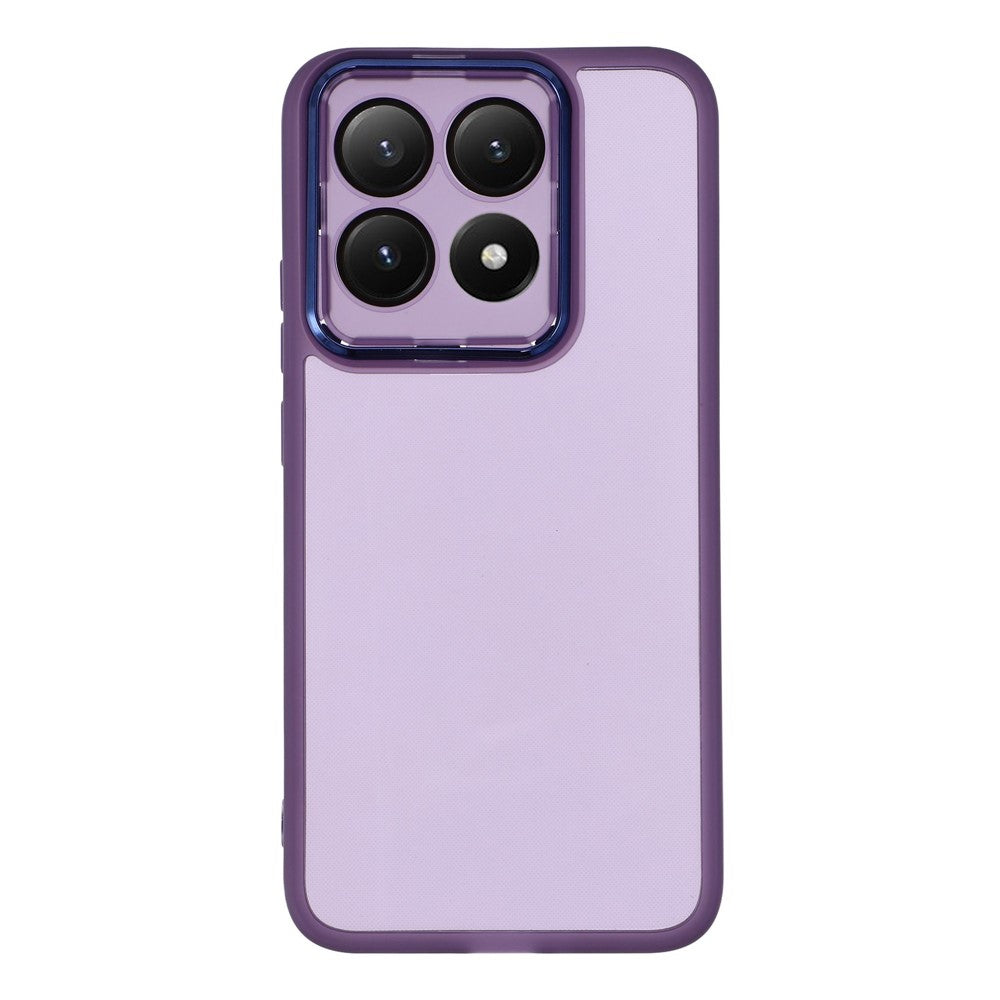 For Xiaomi 15T Case Electroplated Camera Frame TPU Phone Cover