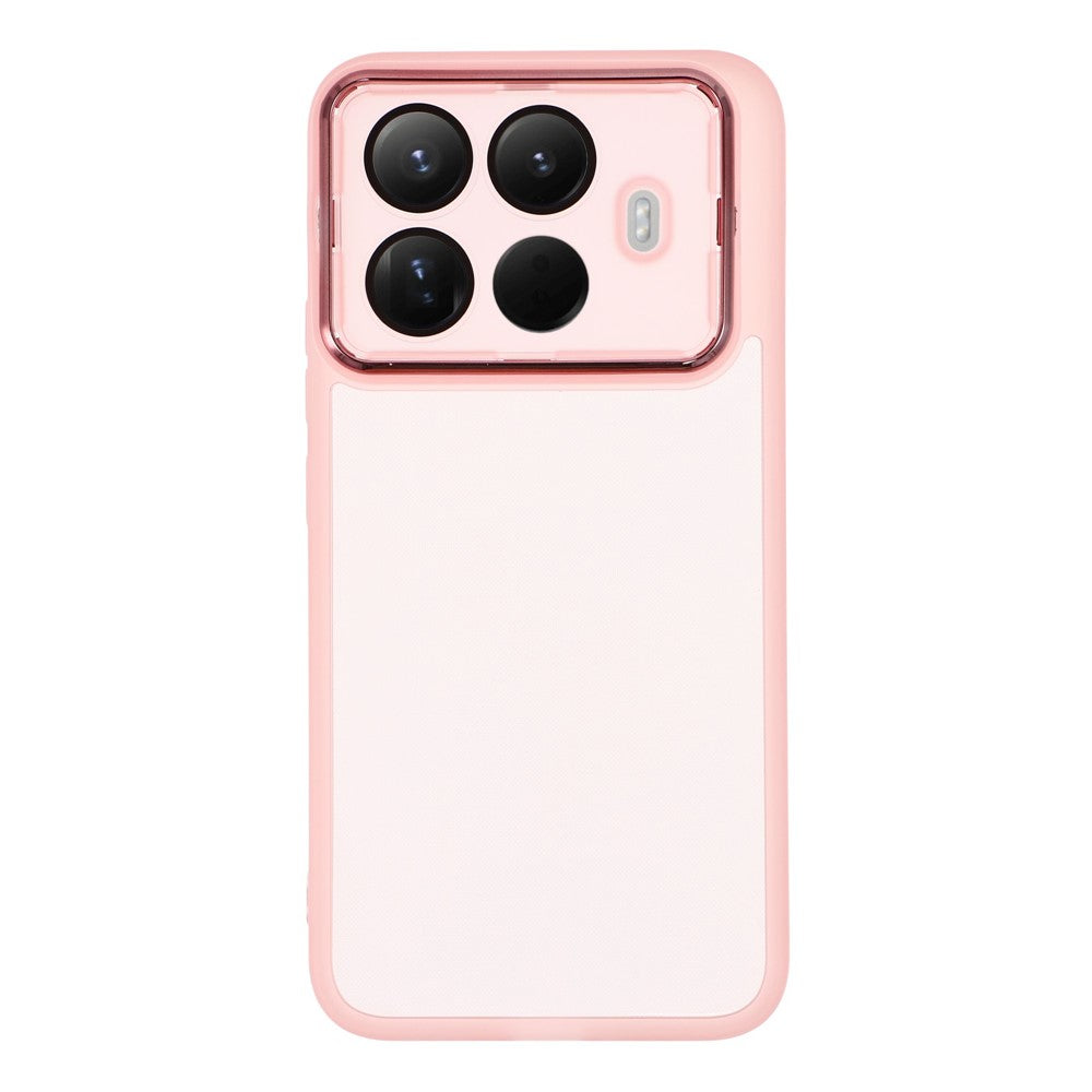 For Xiaomi 15T Pro Case Electroplated Camera Frame TPU Phone Cover