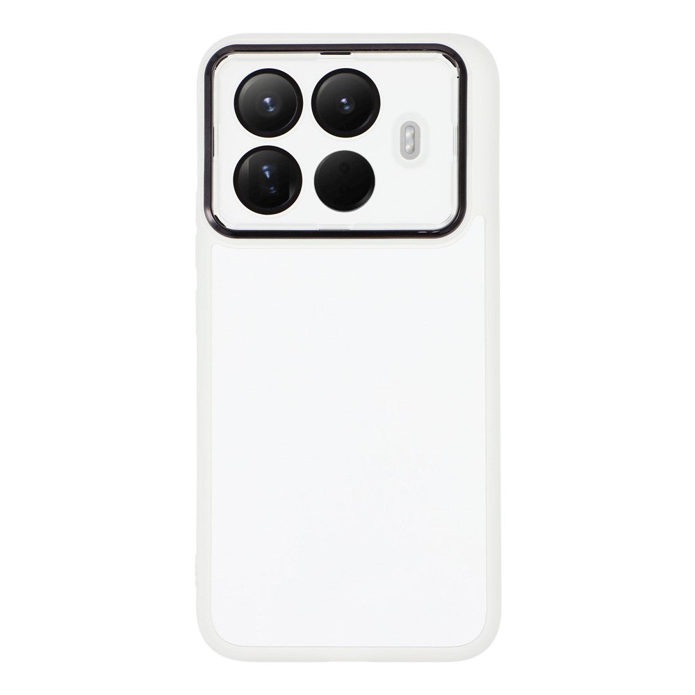 For Xiaomi 15T Pro Case Electroplated Camera Frame TPU Phone Cover