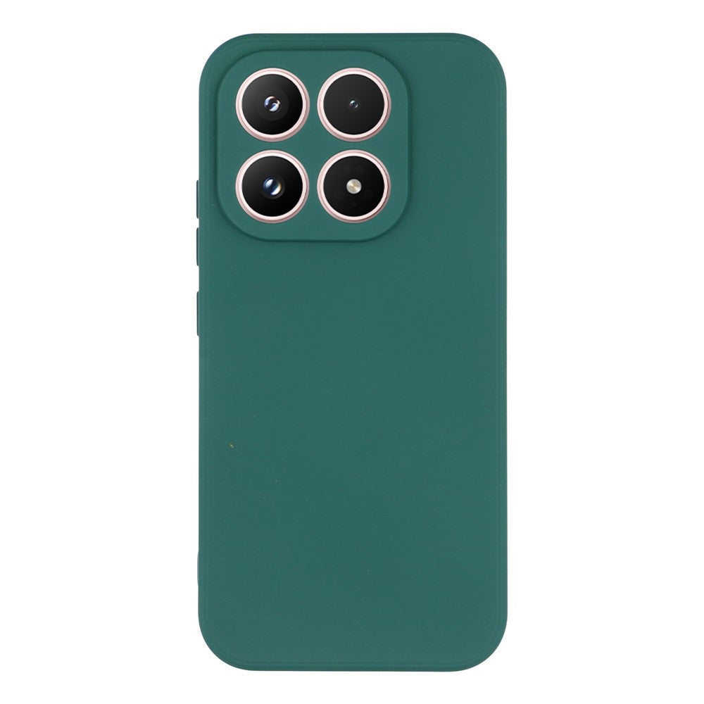 For Xiaomi 17 Case TPU Back Soft Anti-Scratch Fiber Lining Phone Cover