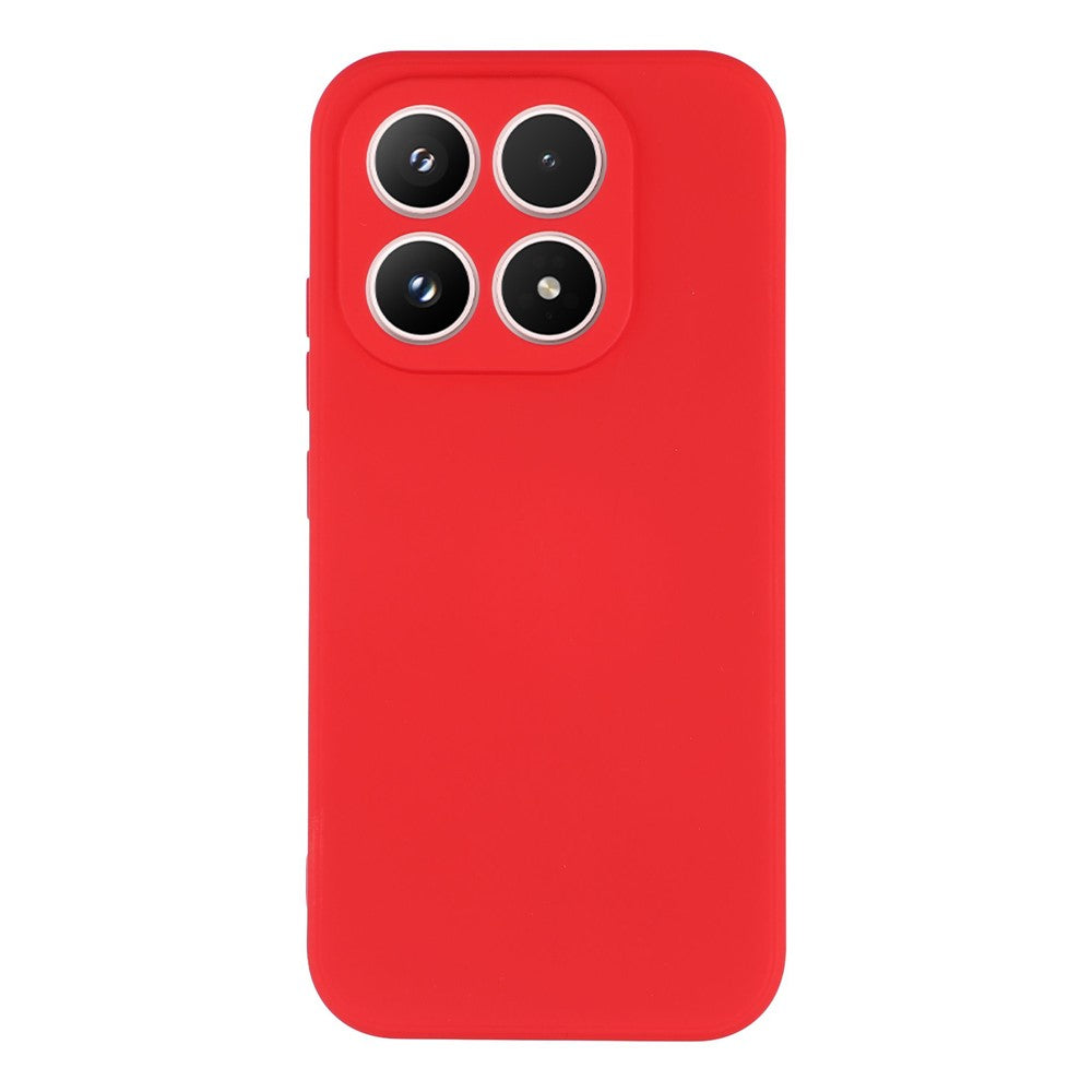 For Xiaomi 17 Case TPU Back Soft Anti-Scratch Fiber Lining Phone Cover