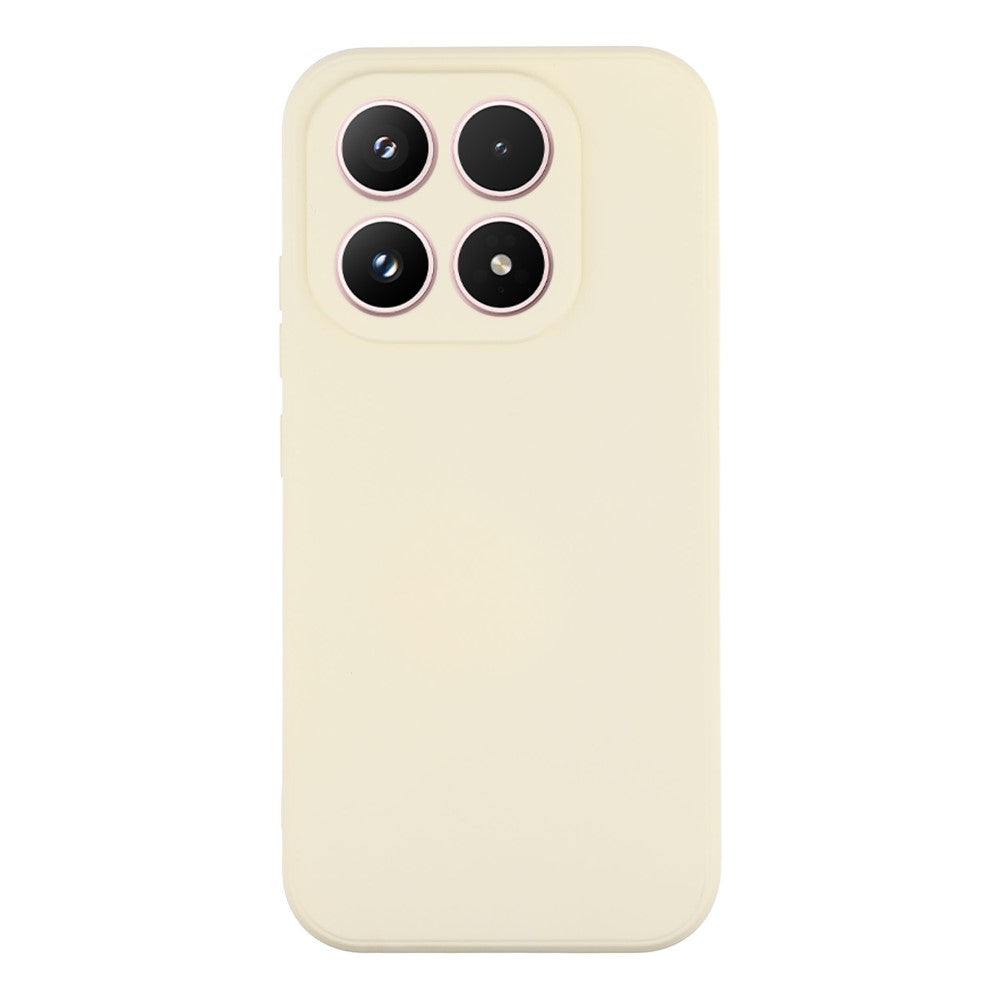 For Xiaomi 17 Case TPU Back Soft Anti-Scratch Fiber Lining Phone Cover