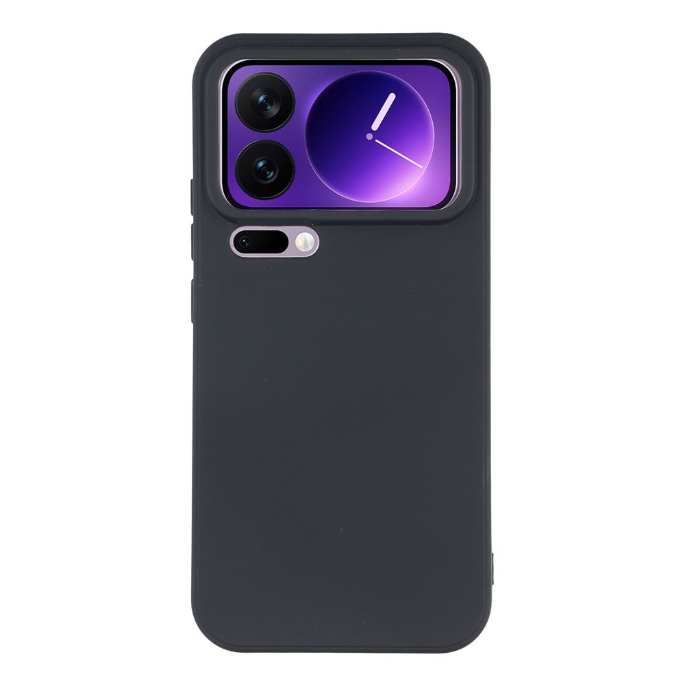For Xiaomi 17 Pro Case TPU Back Soft Anti-Scratch Fiber Lining Phone Cover