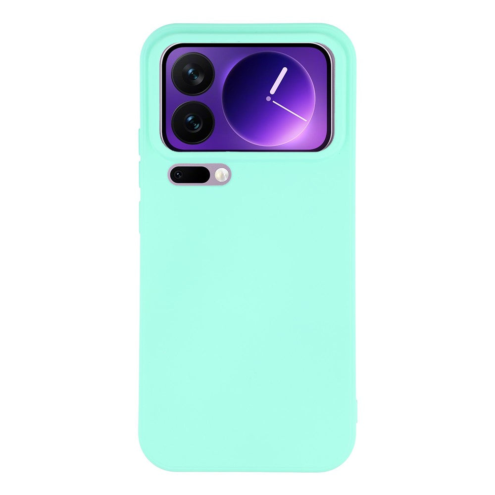 For Xiaomi 17 Pro Case TPU Back Soft Anti-Scratch Fiber Lining Phone Cover