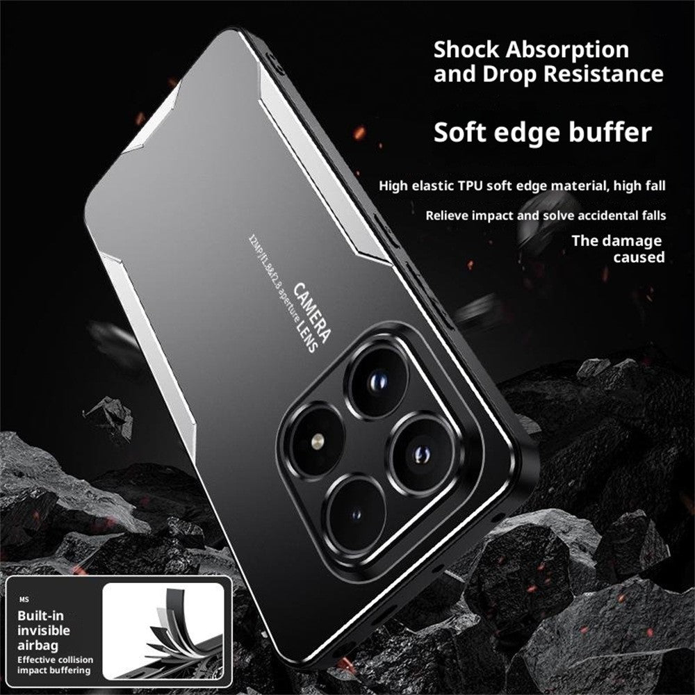 For Xiaomi 17 Phone Case Aluminium Alloy TPU PC Back Cover