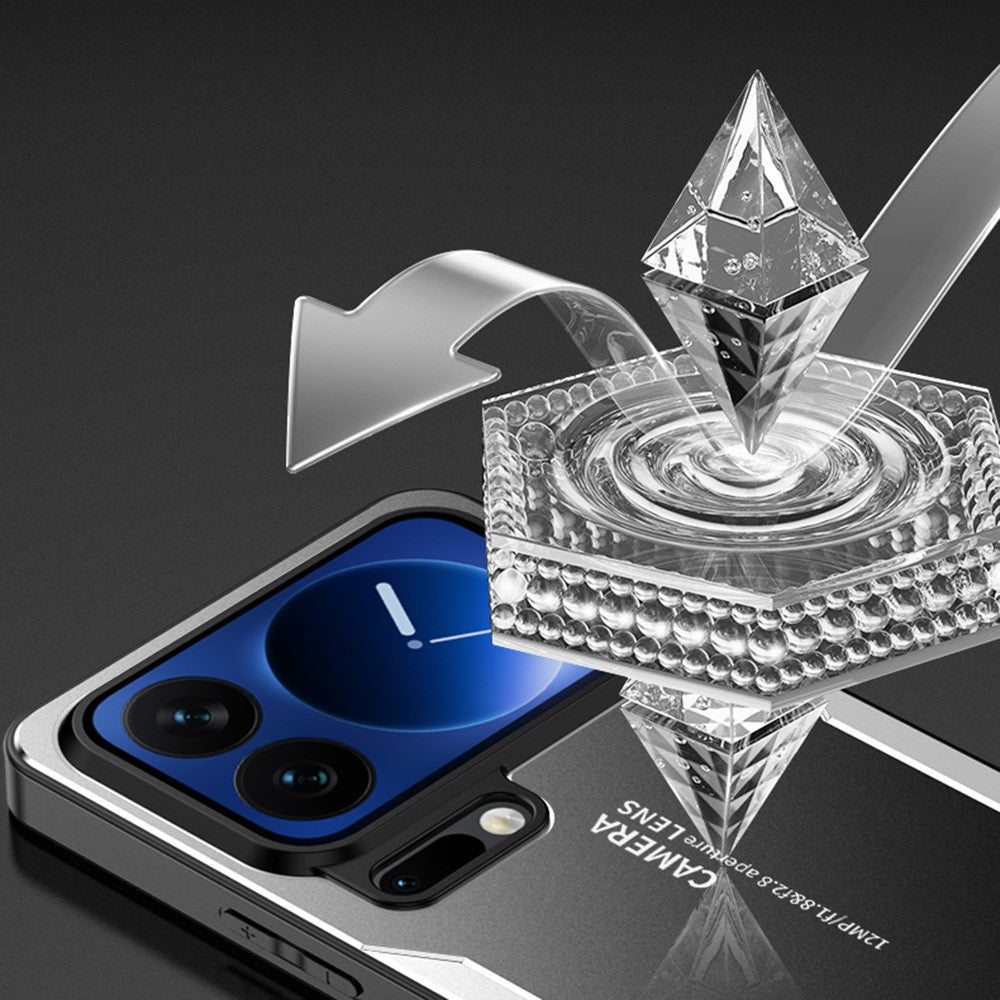 Xiaomi 17 Pro Max mobilskal aluminiumlegering TPU PC bakstycke