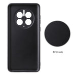 For Huawei Mate 50 Pro 4G PU Leather + PC + TPU Shockproof Phone Case Camera Protection Anti-Scratch Cover