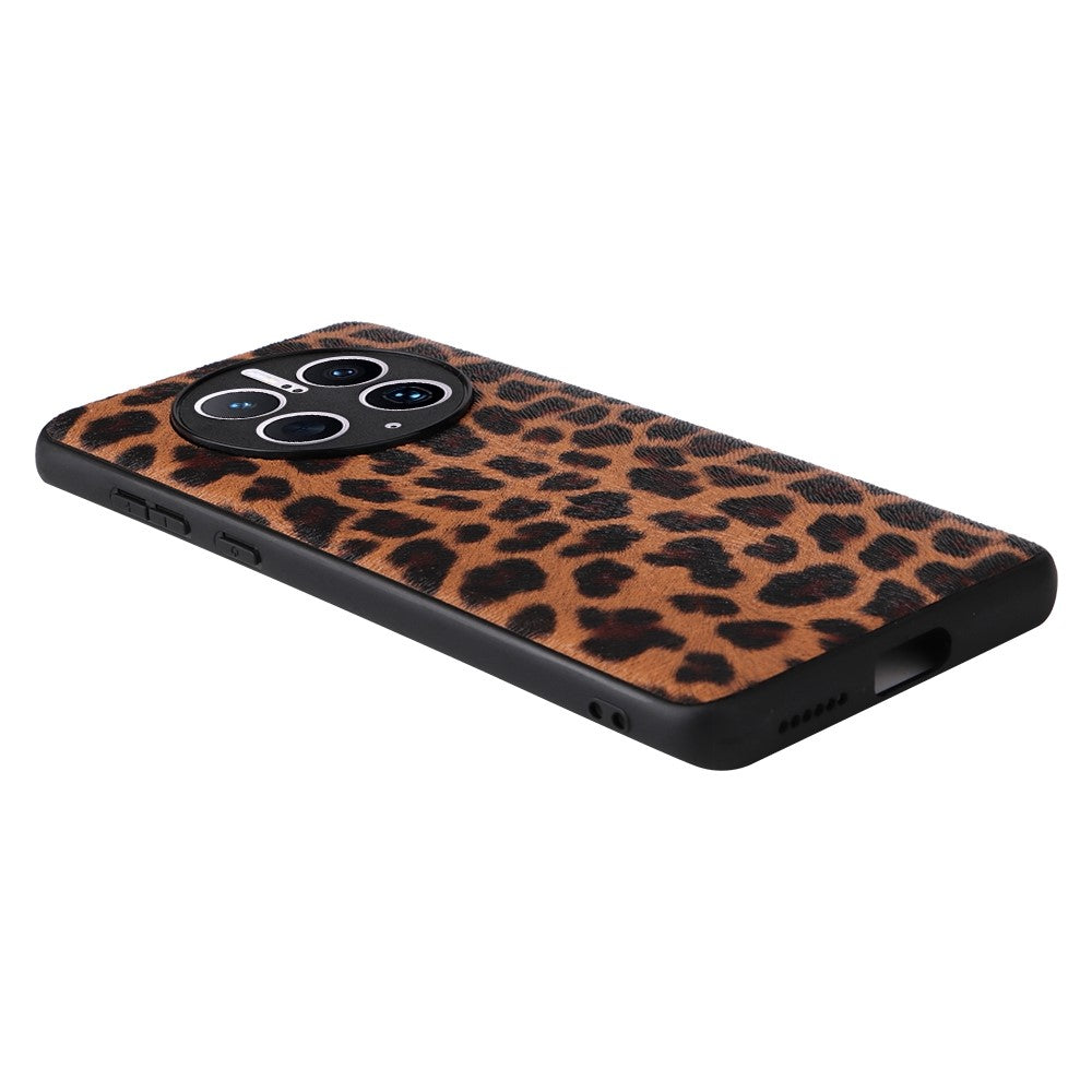 For Huawei Mate 50 Pro 4G PU Leather + PC + TPU Shockproof Phone Case Camera Protection Anti-Scratch Cover
