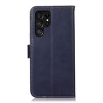 For Samsung Galaxy S26 Ultra Case RFID Blocking Genuine Cow Leather Wallet Phone Cover