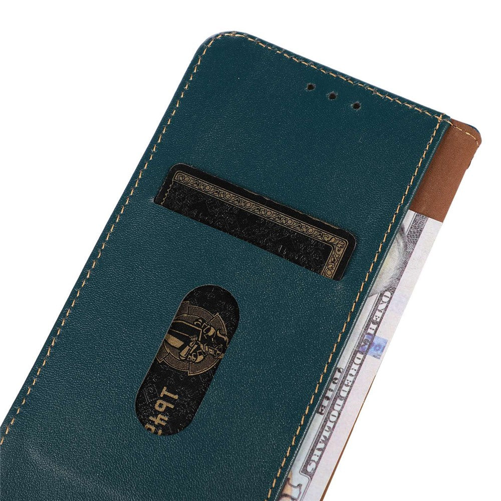 KHAZNEH For Samsung Galaxy S26 Ultra Case Wallet Genuine Cow Leather Phone Cover Nappa Texture