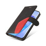 For Honor X40 5G / X9a 5G / Magic5 Lite 5G Leather Case Wallet Stand Color Splicing Phone Cover