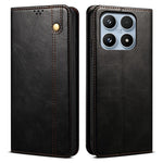 For Xiaomi 17 Case Crazy Horse Texture Waxy Leather Wallet Stand Phone Cover