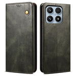 For Xiaomi 17 Case Crazy Horse Texture Waxy Leather Wallet Stand Phone Cover