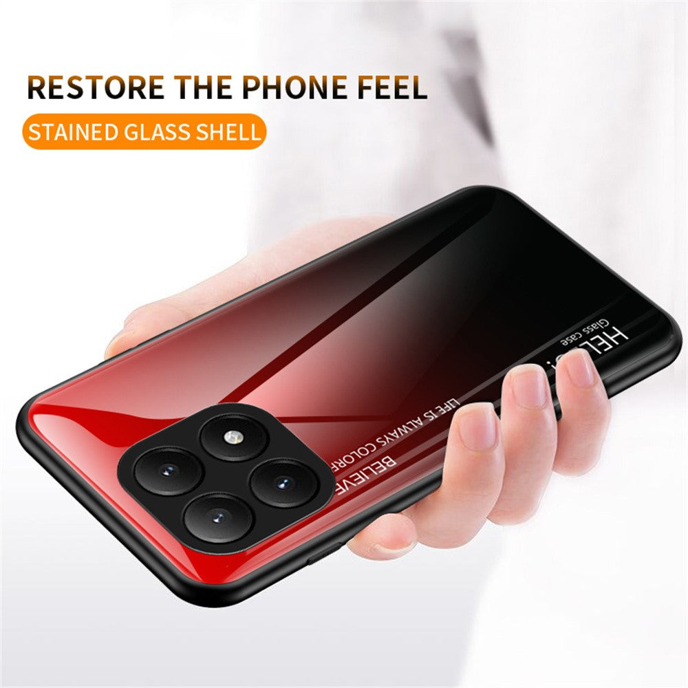 For Xiaomi 15T Case Anti-Scratch Tempered Glass + PC + TPU Phone Cover