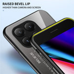 For Xiaomi 15T Case Anti-Scratch Tempered Glass + PC + TPU Phone Cover
