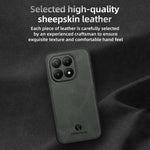 ANNYOJO Skal För Xiaomi 15T Pro PU-läder + PC + TPU Fallskyddande Baksida Till mobilen