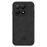 ANNYOJO Skal För Xiaomi 15T Pro PU-läder + PC + TPU Fallskyddande Baksida Till mobilen