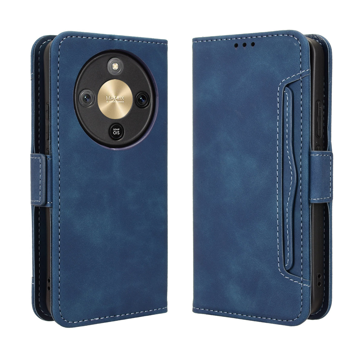 For Honor Magic8 Lite 5G / X9d 5G / X70 5G Leather Case Phone Wallet Cover with Multiple Card Slots