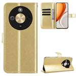 For Honor Magic8 Lite 5G / X9d 5G / X70 5G PU Leather Case with Strap Crazy Horse Texture Phone Wallet Cover