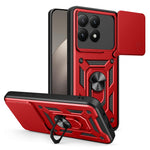 Xiaomi 15T-skal med skjutbart kameralock PC + TPU-stativmobilskal