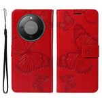 For Honor Magic8 Lite 5G / X9d 5G / X70 5G Wallet Case Floral Butterfly Imprinted Leather Phone Cover Stand
