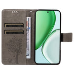 For Honor Magic8 Lite 5G / X9d 5G / X70 5G Phone Case with Stand Cat Tree Pattern Leather Wallet Mobile Cover