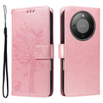 For Honor Magic8 Lite 5G / X9d 5G / X70 5G Phone Case with Stand Cat Tree Pattern Leather Wallet Mobile Cover