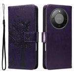 For Honor Magic8 Lite 5G / X9d 5G / X70 5G Phone Case with Stand Cat Tree Pattern Leather Wallet Mobile Cover