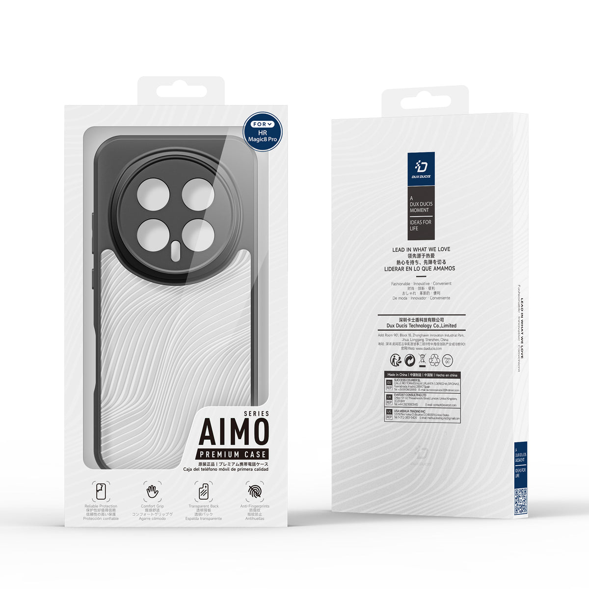 DUX DUCIS For Honor Magic8 Pro 5G Case  Aimo Series TPU+PC Matte Drop-proof Phone Cover (REACH Certification)