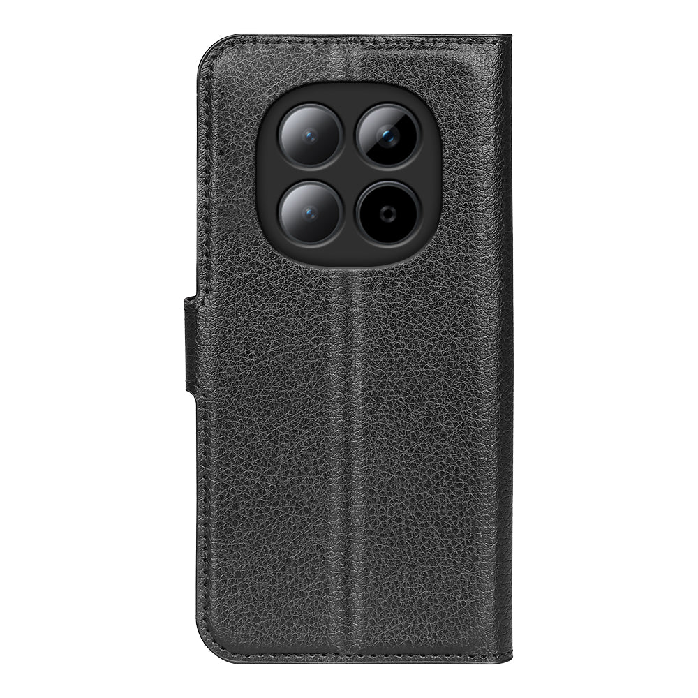 For Xiaomi Poco M8 Pro 5G / Redmi Note 15 Pro+ 5G (Global) Case Litchi Texture Shockproof Leather Wallet Phone Cover