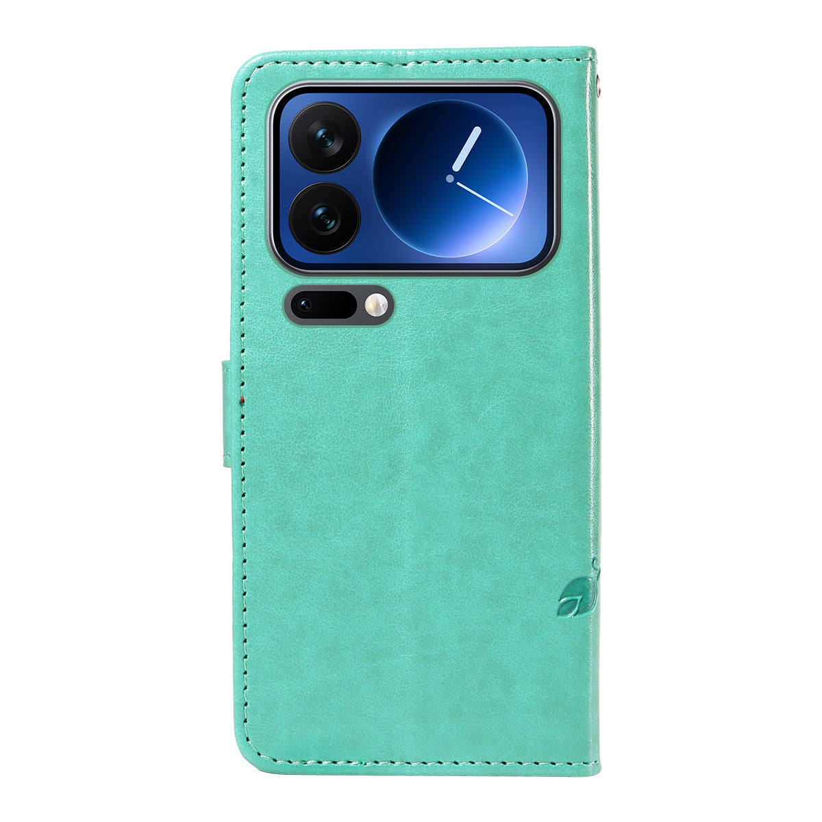 For Xiaomi 17 Pro PU Leather Cases Flower Pattern Wallet Stand Phone Cover with Strap