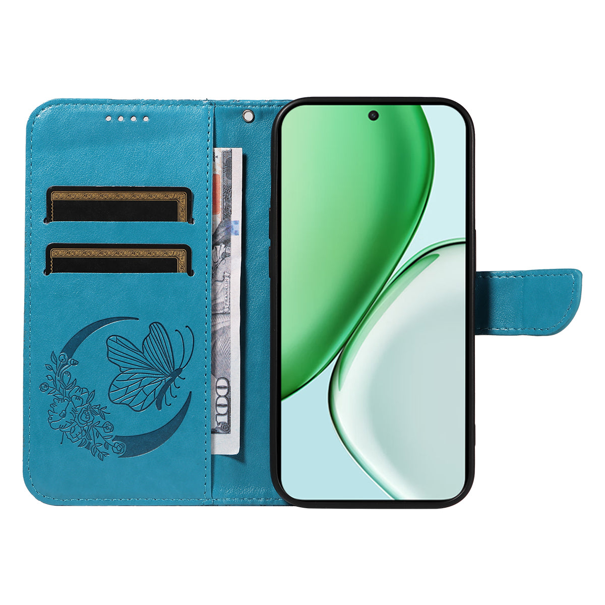 For Honor Magic8 Lite 5G / X9d 5G / X70 5G Case Butterfly Pattern PU Leather Folio Flip Phone Cover