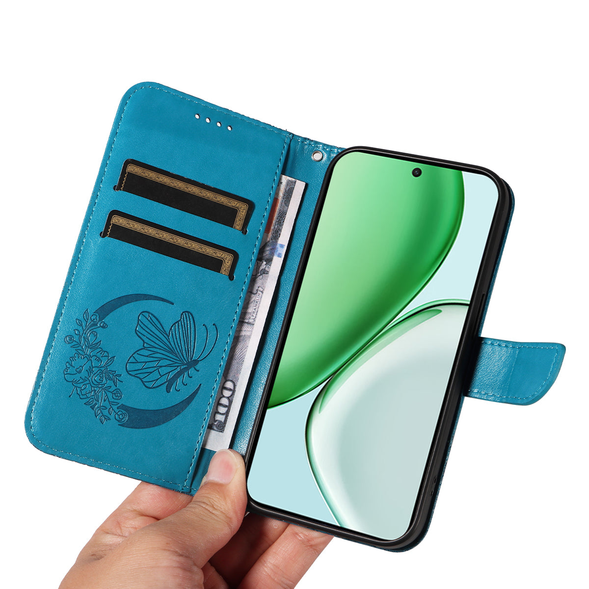 For Honor Magic8 Lite 5G / X9d 5G / X70 5G Case Butterfly Pattern PU Leather Folio Flip Phone Cover