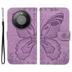 For Honor Magic8 Lite 5G / X9d 5G / X70 5G Case Butterfly Pattern PU Leather Folio Flip Phone Cover