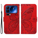 For Xiaomi 17 Pro Case Butterfly Pattern PU Leather Folio Flip Phone Cover
