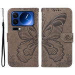 For Xiaomi 17 Pro Case Butterfly Pattern PU Leather Folio Flip Phone Cover