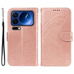 For Xiaomi 17 Pro Case Butterfly Pattern PU Leather Folio Flip Phone Cover