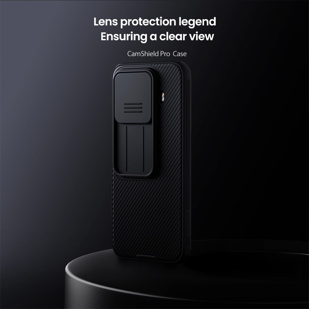 NILLKIN Camshield Pro Series för Xiaomi 15T Pro-skal PC + TPU-mobilskydd med kamerareglage