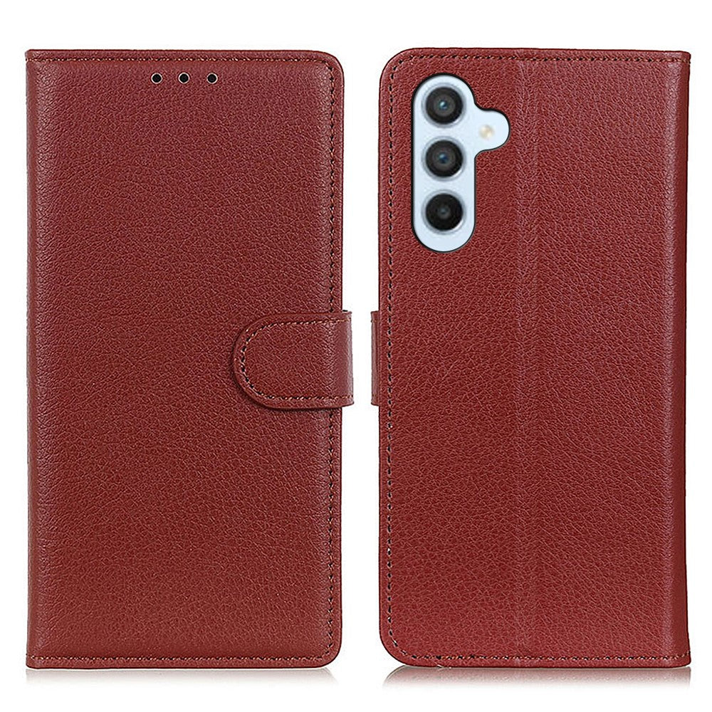 Plånboksfodral för Samsung Galaxy S26 i PU-läder med litchytextur